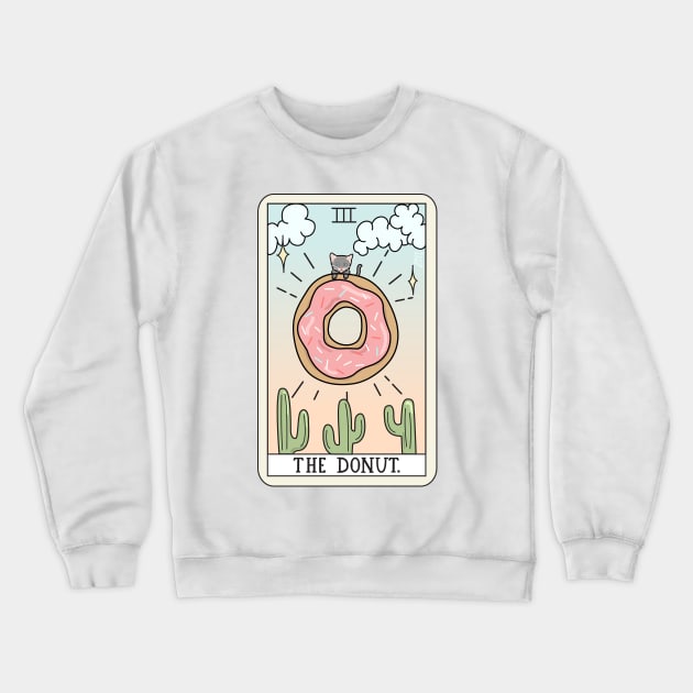 DONUT READING Crewneck Sweatshirt by sagepizza